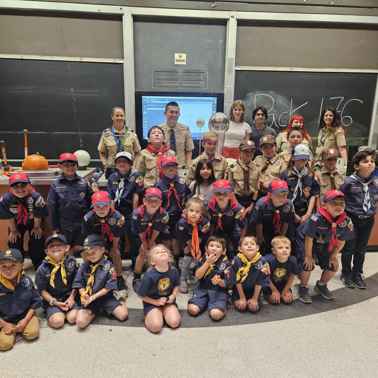 Cub scouts visit UCR on Nov. 3, 2024