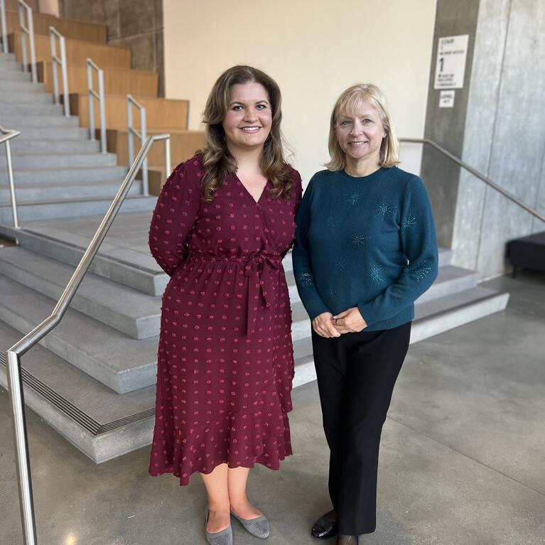 Denise Martinez and Iryna Ethell