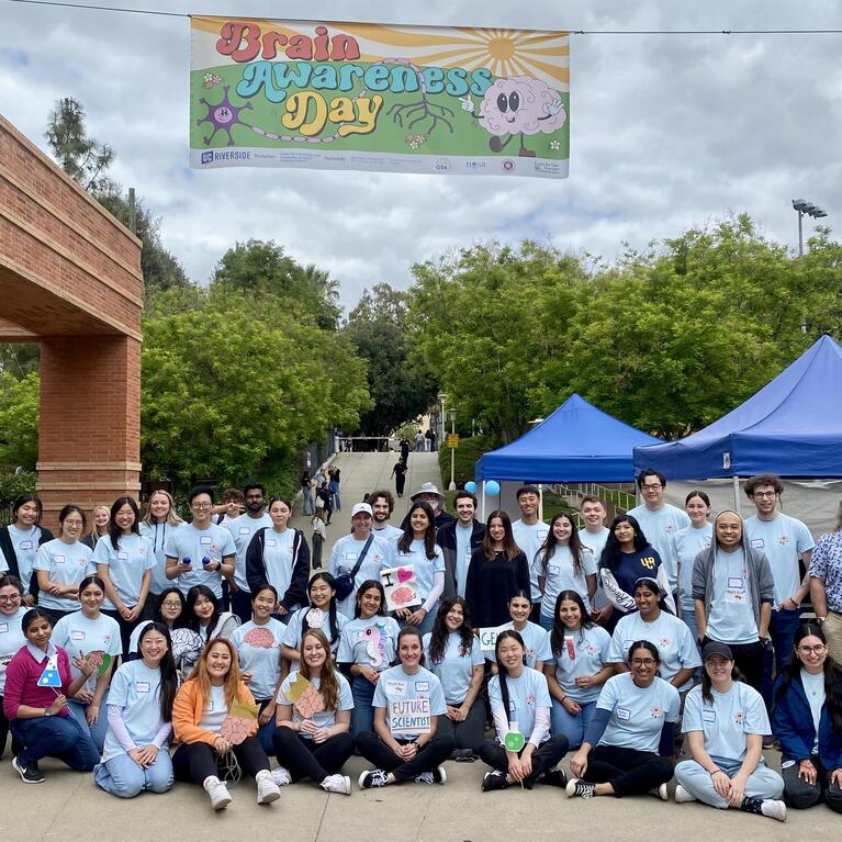 Team members at Brain Awareness Day 2025.