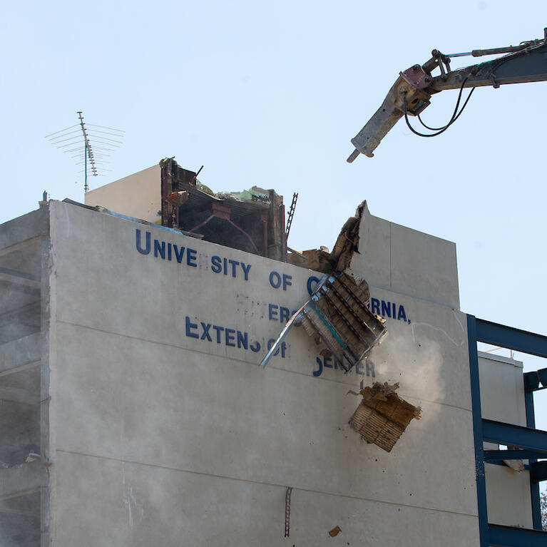 UC Extension building demolished