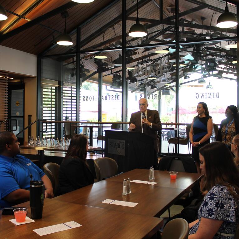 Staff Assembly awards at the Stable