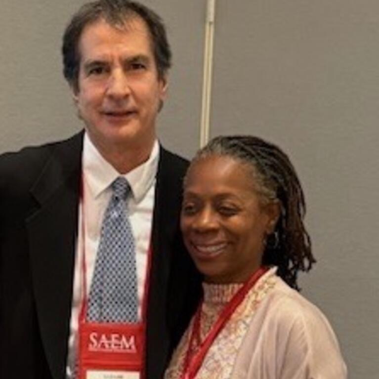 Robert Rodriguez and Sheryl Heron