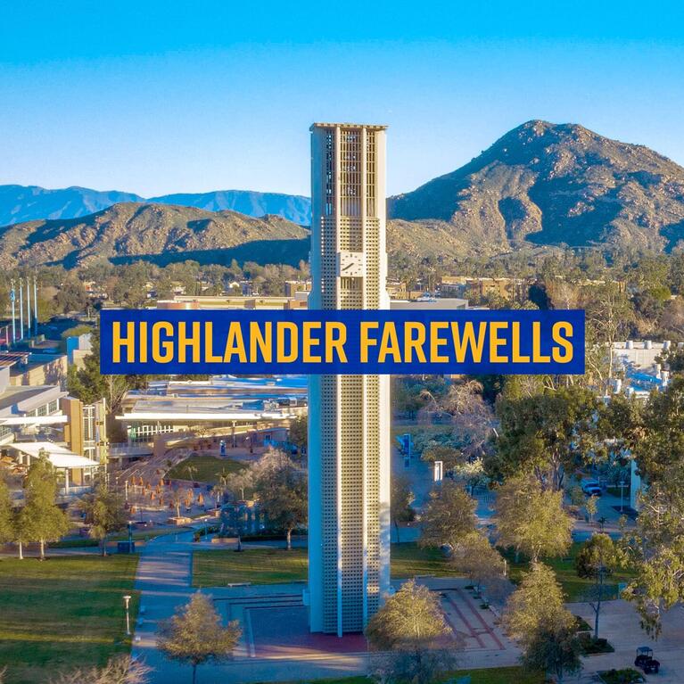 Highlander Farewells banner