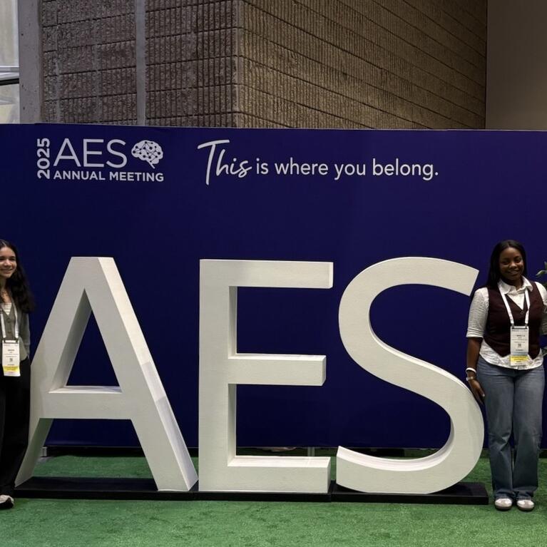 Marin Furukuwa and others at AES meeting