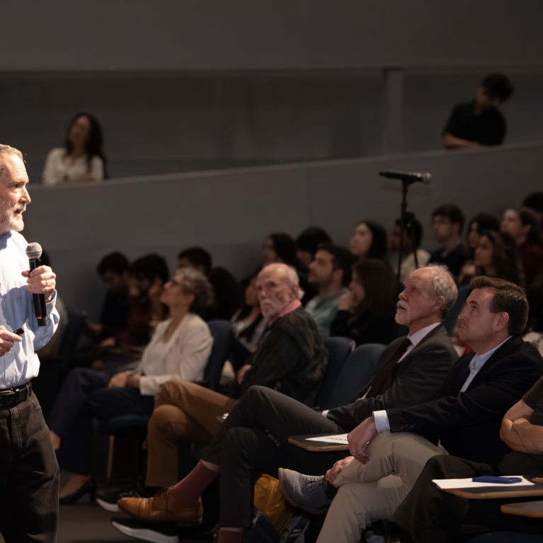 Brad Marston gives lecture