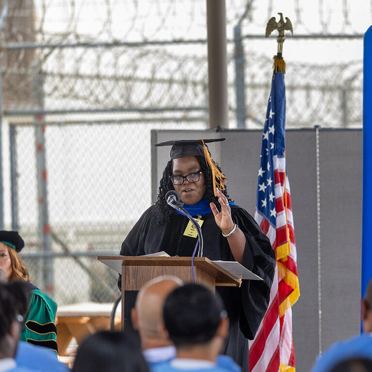 Prison graduation ceremony
