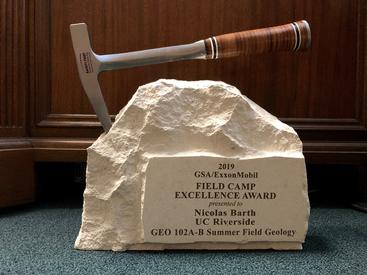 Field camp excellence award