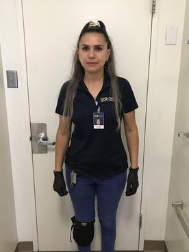 Vicky Virgen, senior custodian