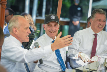 Chancellor welcomes VA Secretary and Rep. Takano