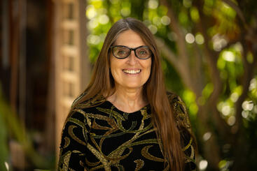 Portrait photo of Allison Hedge Coke.