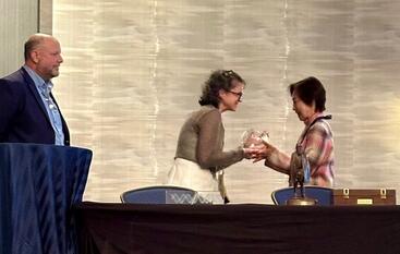Sang-Hee Lee presented with award