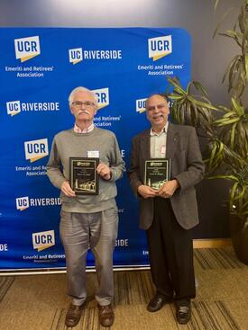 professors with plaques