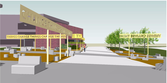 Artist rendering of sculpture