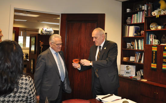 Juan Cano Ruano and Kim Wilcox