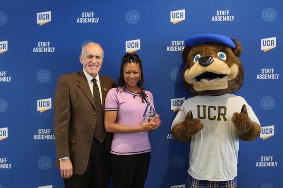 Alisha French with chancellor and Scotty