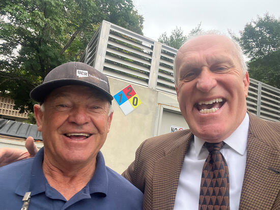 Selfie with Arnold Martin