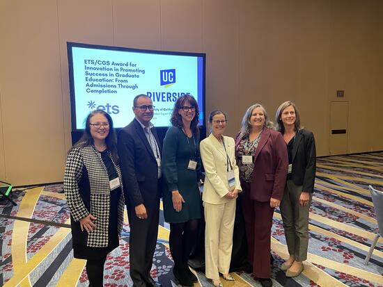 ETS-CGS Award to UCR Graduate Division