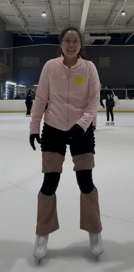 Rachel Wu ice skating