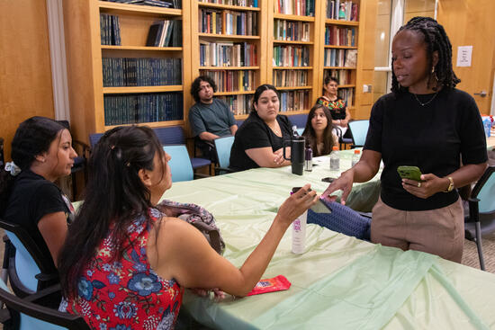 Astrid Williams with KIND Lab workshop participants