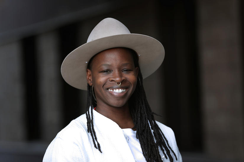 Ni'Ja Whitson, assistant professor with the Department of Dance. (UCR/Stan Lim)